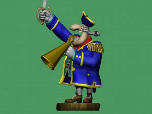CAPTAIN SMOLLETT FOR 3D PRINTING STL 3D Print Model