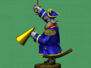CAPTAIN SMOLLETT FOR 3D PRINTING STL 3D Print Model