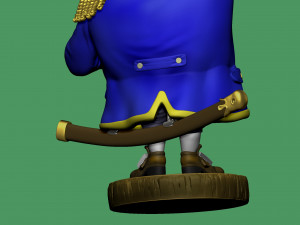 CAPTAIN SMOLLETT FOR 3D PRINTING STL Modello di stampa 3D