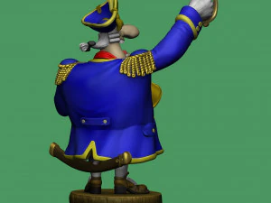 CAPTAIN SMOLLETT FOR 3D PRINTING STL 3D Print Model