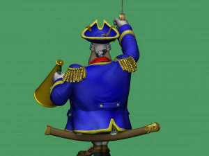 CAPTAIN SMOLLETT FOR 3D PRINTING STL 3D Print Model
