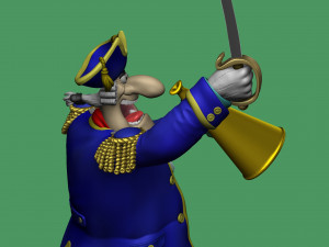 CAPTAIN SMOLLETT FOR 3D PRINTING STL Modello di stampa 3D