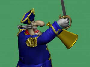 CAPTAIN SMOLLETT FOR 3D PRINTING STL 3D Print Model