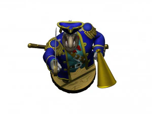 CAPTAIN SMOLLETT FOR 3D PRINTING STL 3D Print Model
