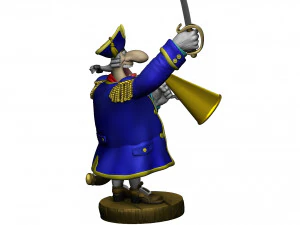CAPTAIN SMOLLETT FOR 3D PRINTING STL 3D Print Model