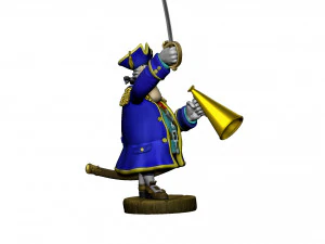 CAPTAIN SMOLLETT FOR 3D PRINTING STL 3D Print Model