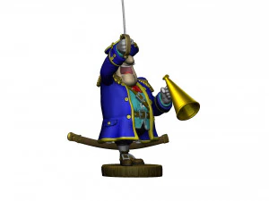 CAPTAIN SMOLLETT FOR 3D PRINTING STL 3D Print Model