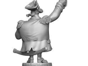 CAPTAIN SMOLLETT FOR 3D PRINTING STL Modello di stampa 3D