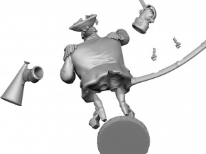 CAPTAIN SMOLLETT FOR 3D PRINTING STL Modello di stampa 3D