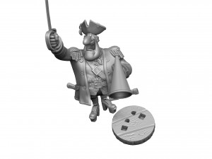 CAPTAIN SMOLLETT FOR 3D PRINTING STL Modello di stampa 3D