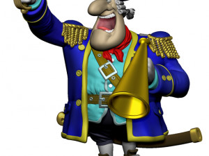 CAPTAIN SMOLLETT FOR 3D PRINTING STL Modello di stampa 3D