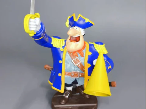 CAPIT&Atilde;O SMOLLETT PARA IMPRESS&Atilde;O 3D STL Modelo de Impressão 3D