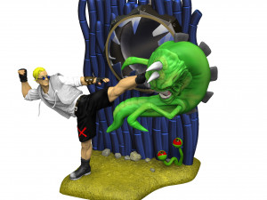 COMIX ZONE FOR 3D PRINT STL ASSEMBLE Modelo de Impressão 3D