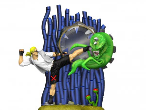 COMIX ZONE FOR 3D PRINT STL ASSEMBLE 3D Print Model