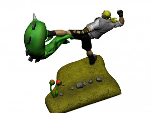 COMIX ZONE FOR 3D PRINT STL ASSEMBLE 3D Print Model