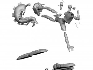 COMIX ZONE FOR 3D PRINT STL ASSEMBLE Modelo de Impressão 3D