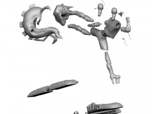 COMIX ZONE FOR 3D PRINT STL ASSEMBLE 3D Print Model