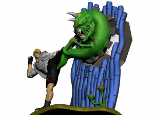 COMIX ZONE FOR 3D PRINT STL ASSEMBLE Modelo de Impressão 3D