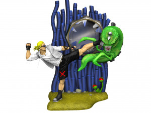 COMIX ZONE FOR 3D PRINT STL ASSEMBLE Modelo de Impressão 3D