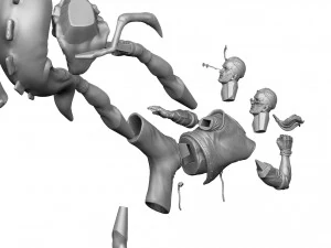 COMIX ZONE FOR 3D PRINT STL ASSEMBLE 3D Print Model