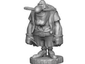 BLACK DOG FOR 3D PRINTING 1ND VERSION OF STL Modello di stampa 3D