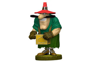 ZWARTE HOND VOOR 3D-AFDRUKKEN 2E VERSIE VAN STL 3D printmodel