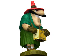 ZWARTE HOND VOOR 3D-AFDRUKKEN 2E VERSIE VAN STL 3D printmodel