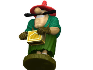 ZWARTE HOND VOOR 3D-AFDRUKKEN 2E VERSIE VAN STL 3D printmodel