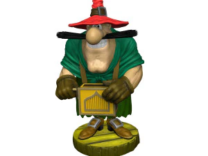 ZWARTE HOND VOOR 3D-AFDRUKKEN 2E VERSIE VAN STL 3D printmodel