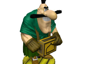 ZWARTE HOND VOOR 3D-AFDRUKKEN 2E VERSIE VAN STL 3D printmodel