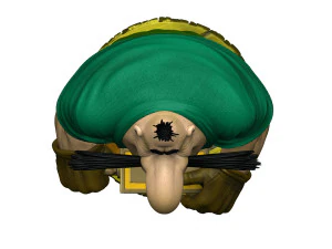 ZWARTE HOND VOOR 3D-AFDRUKKEN 2E VERSIE VAN STL 3D printmodel