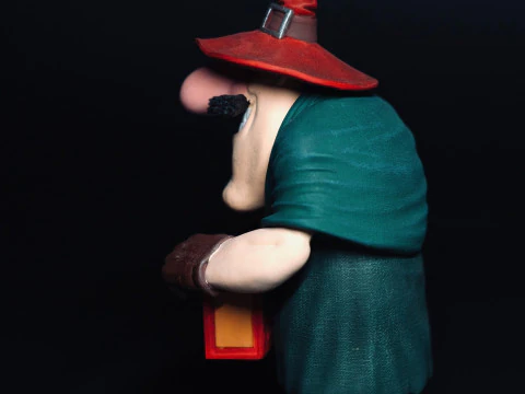 ZWARTE HOND VOOR 3D-AFDRUKKEN 2E VERSIE VAN STL 3D printmodel