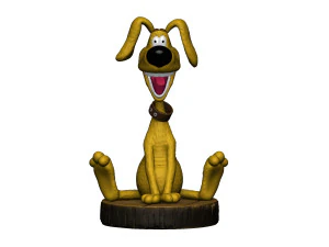 Treasure Island Dog STL 3D Model