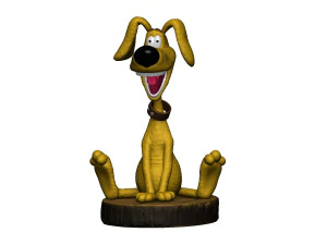 Treasure Island Dog STL 3D Model