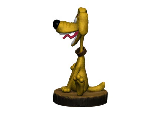 Treasure Island Dog STL 3D Model