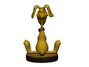 Treasure Island Dog STL 3D Model