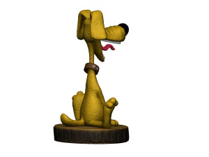 Treasure Island Dog STL 3D Model