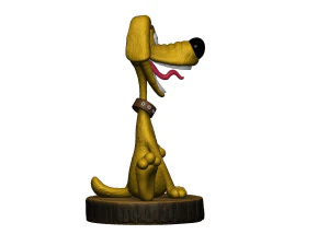 Treasure Island Dog STL 3D Model