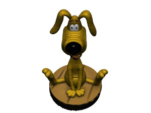 Treasure Island Dog STL 3D Model