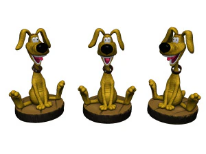 Treasure Island Dog STL 3D Model