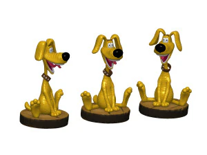 Treasure Island Dog STL 3D Model