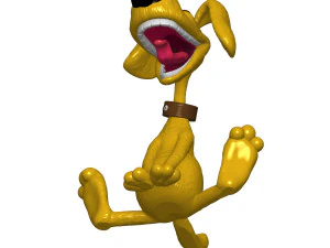 Treasure Island Dog STL 3D Model