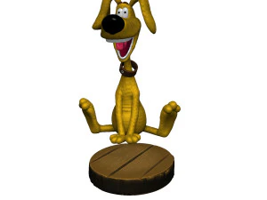 Treasure Island Dog STL 3D Model