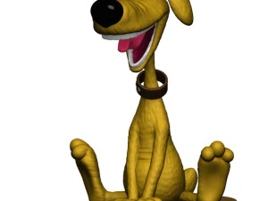 Treasure Island Dog STL 3D Model