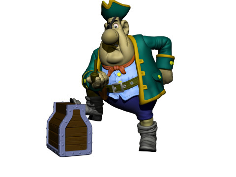 Billy Bones for 3d print STL Model Cetak 3D