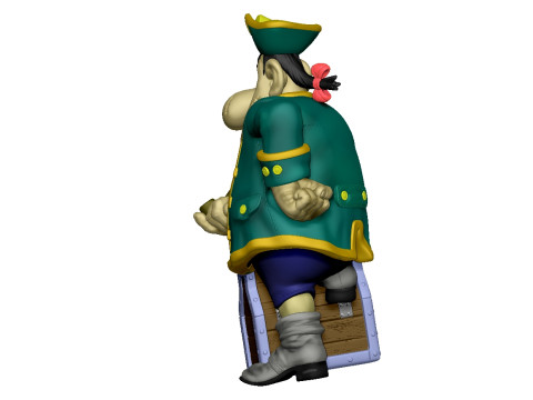 Billy Bones for 3d print STL Model Cetak 3D