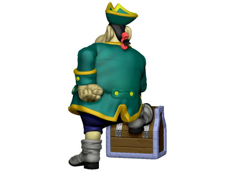 Billy Bones for 3d print STL Model Cetak 3D