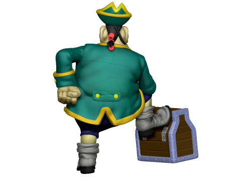 Billy Bones for 3d print STL Model Cetak 3D