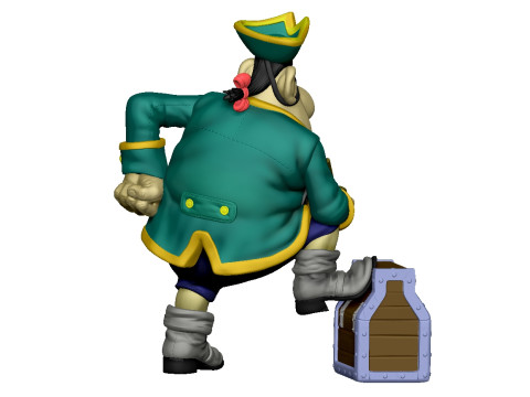 Billy Bones for 3d print STL Model Cetak 3D
