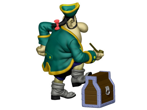 Billy Bones for 3d print STL Model Cetak 3D